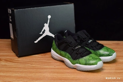 JORDAN 11 SNAKESKIN GREEN RETRO - LOW 1129